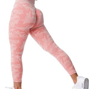 Pink Camouflage Leggings